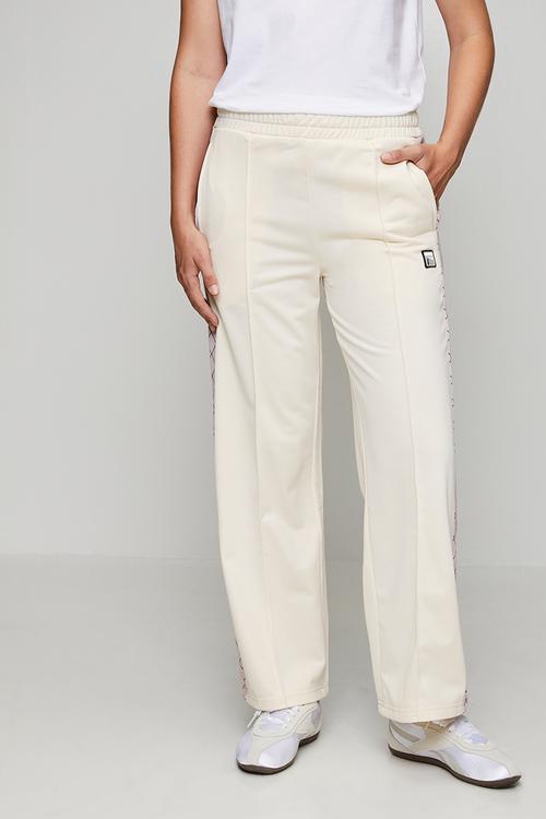 Keshia Pants - Antique White/ Pale Lilac