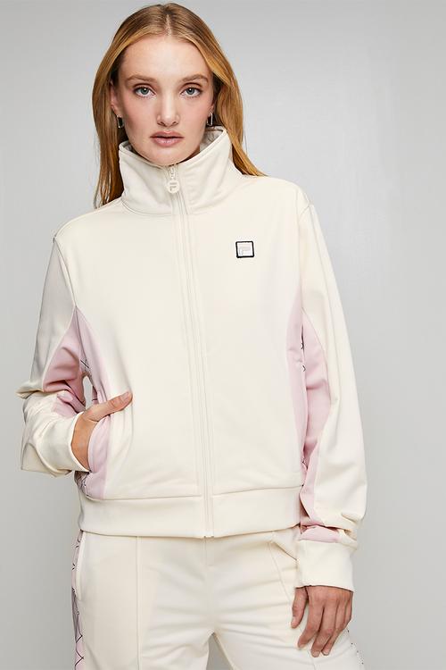 Keshia Jacket - Antique White & Pale Lilac