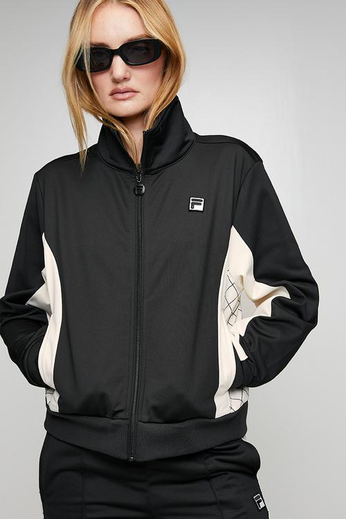 Keshia Jacket - Black & Antique White
