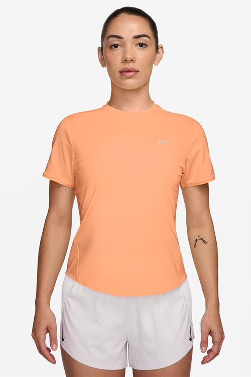 W Nk Swift Df Ss Top - Orange Pulse/Reflective Silv