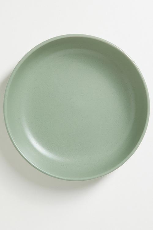 Embossed pasta bowl - Green