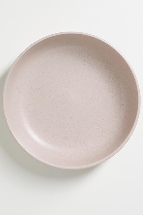 Embossed pasta bowl - Pink
