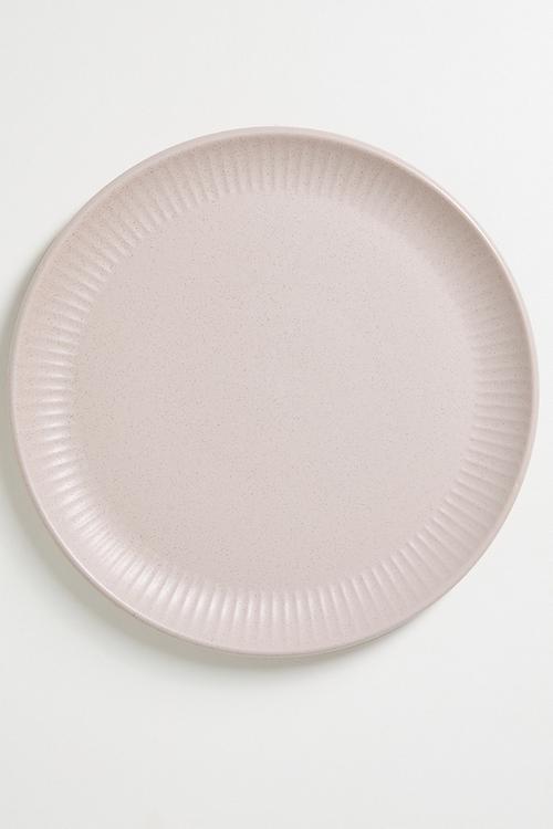 Embossed dinner plate - Pink