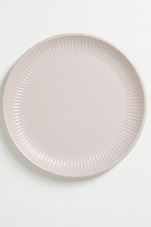 Embossed side plate - Pink