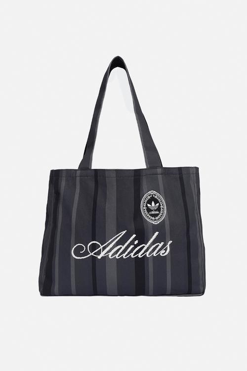 Canvas Tote Bag - Grey/Black