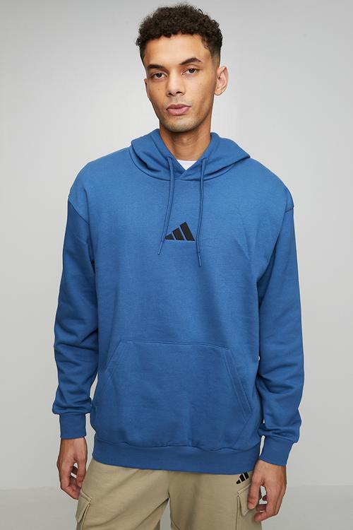 FeelCozy FL Hoody - Dusky petrol Blue  / black