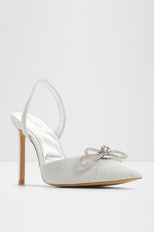 Addie slingback - silver