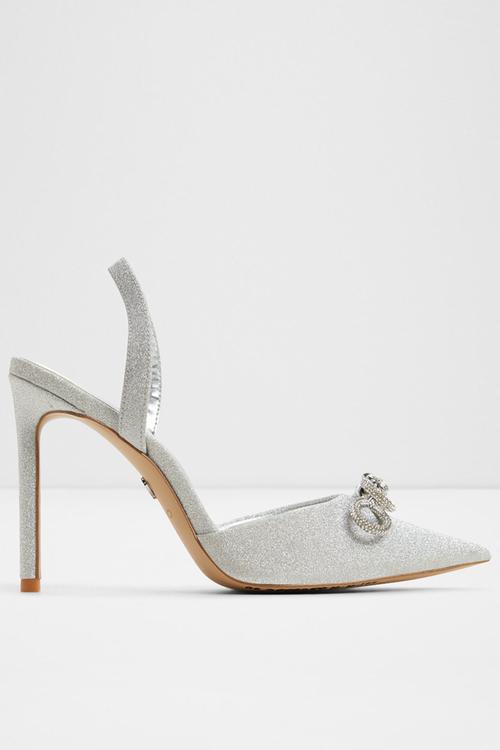 Addie slingback - silver