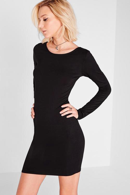 Criss-cross bodycon dress