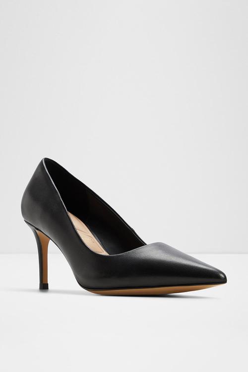 Verone court heel - black