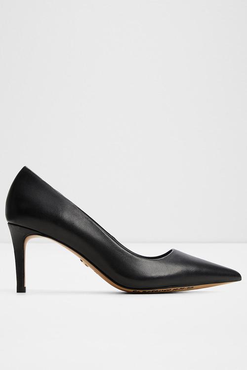 Verone court heel - black