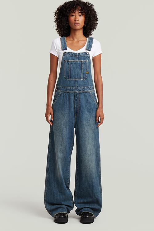Straight Leg Dungaree Wmn - Antique Faded Greenschist