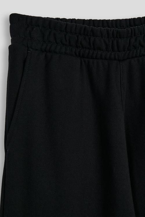 Hannah Embroidered Jogger - Black