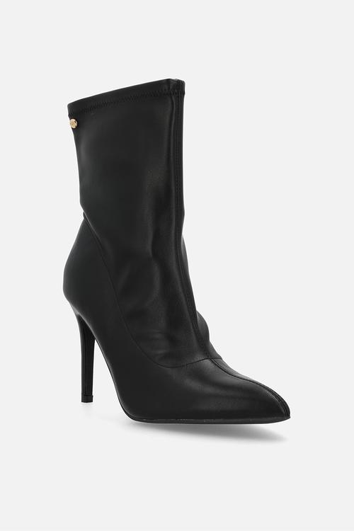 Boss 26 lycra heel ankle boot - black