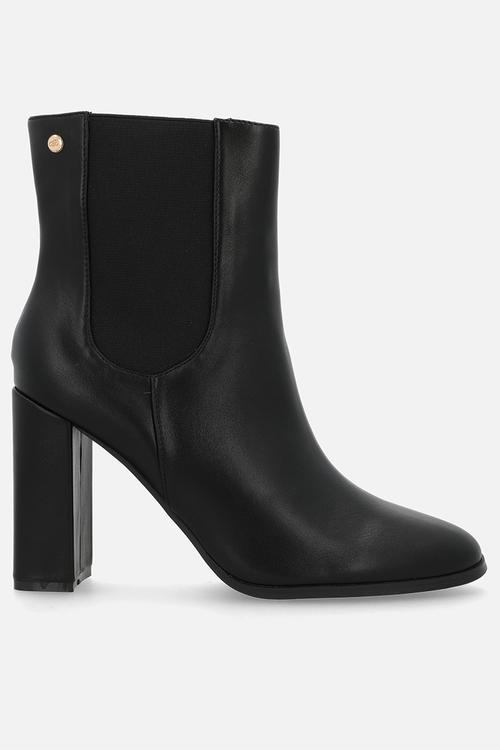 Shania 7 chelsea block heel ankle boot - black