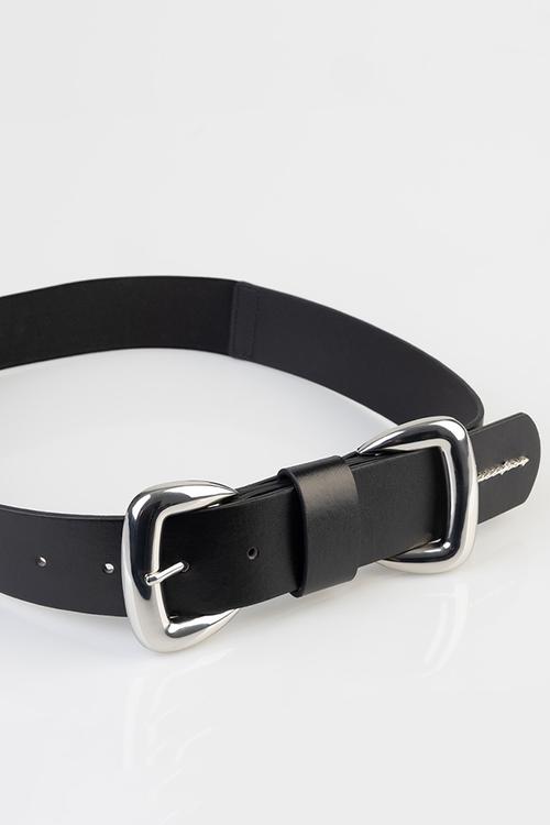 Double buckle - black