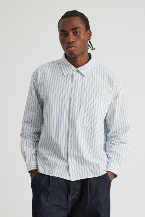Regular fit oxford shirt - light blue/striped - 1257417011