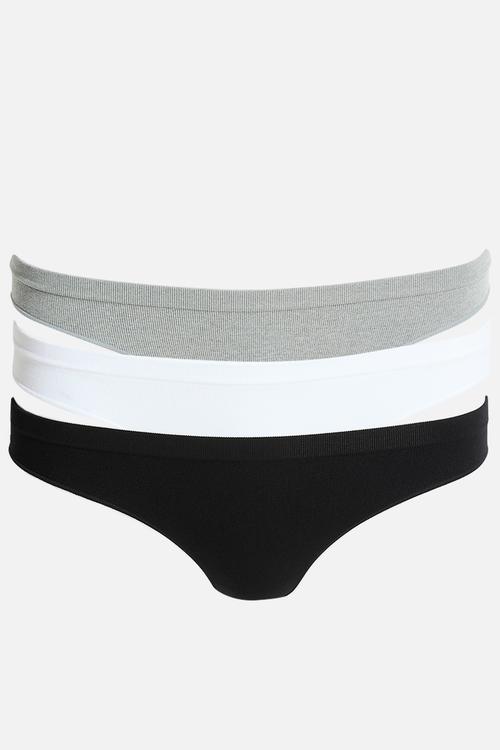 Seamless low cut g-string 3 Pack - multi