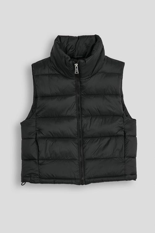 Puffer gilet - black