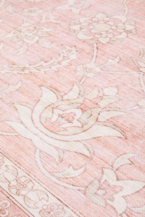Brisbane Ysella Floral Rug Dusty Pink