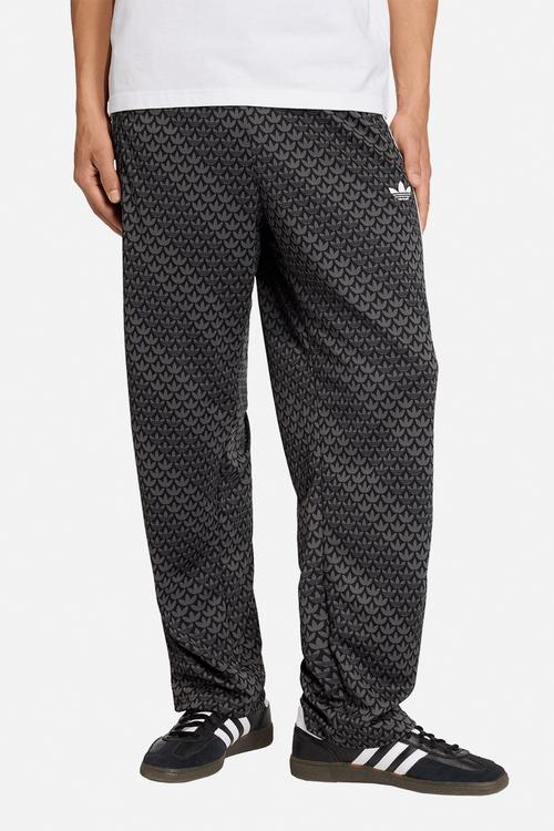 Firebird Loose Monogram Trackpants - Black