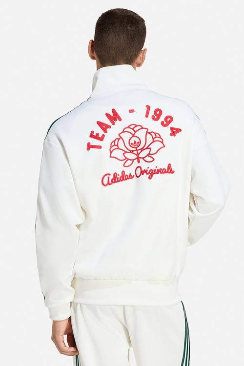 FIREBIRD ROSES TRACK TOP - White