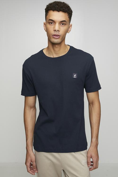 Khethiwe Sport Ss Rib Tee - Navy