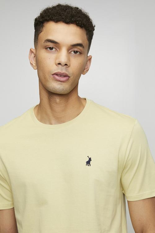 Lucas Essential Crew Neck Ss Tee - Light Yellow