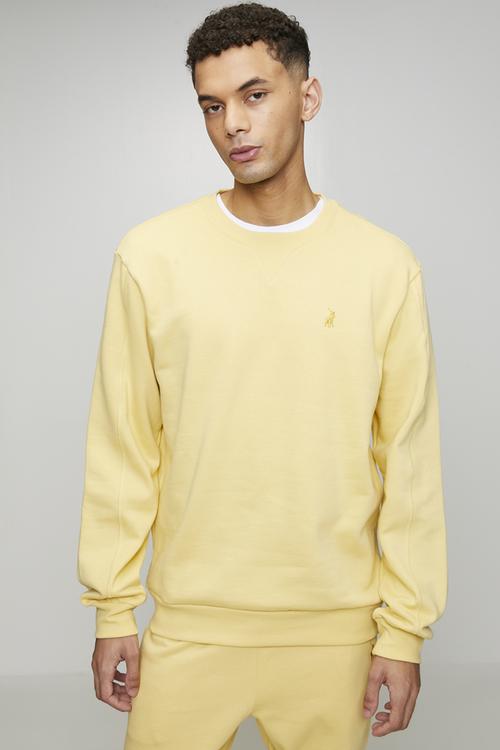 Aakil Essential Fleece Sweater - Yellow