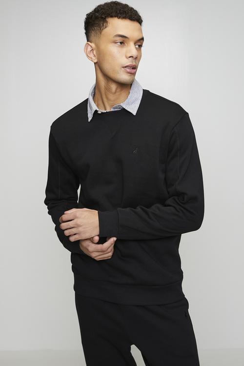 Aakil Essential Fleece Sweater - Black