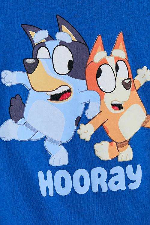 Bluey and Bingo tee - blue
