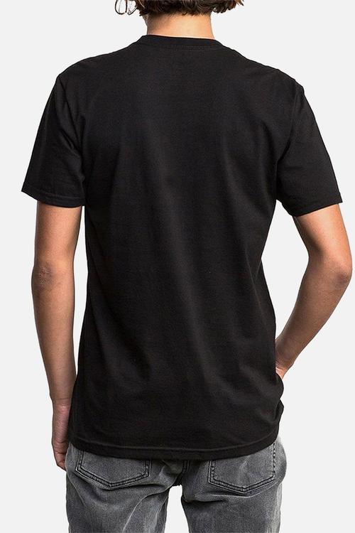 Big Rvca Short sleeve Tee - Black Dk Grey Logo