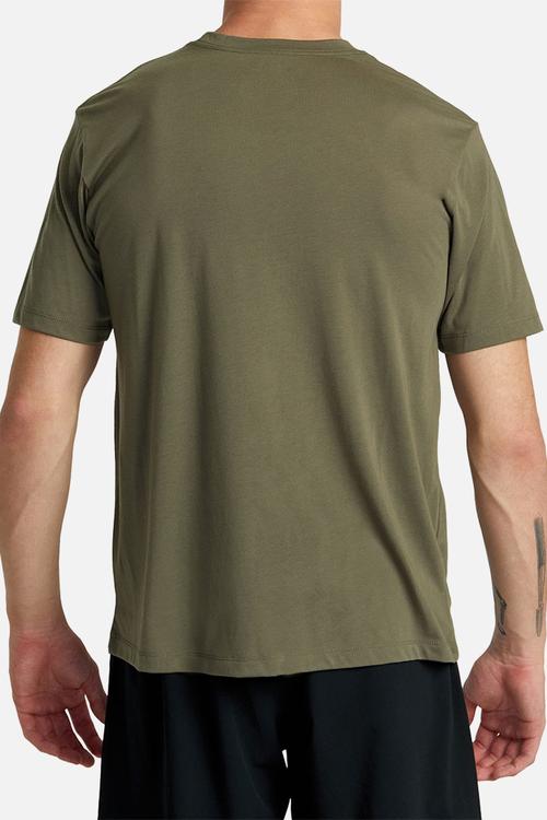 BIG RVCA SS TEE -  OLIVE