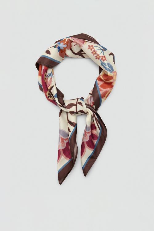 Clavel neckerchief - dark brown