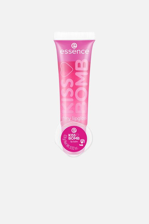 Kiss Bomb Shiny Lipgloss & Lip Balm - 01 Strawberry Sweetie