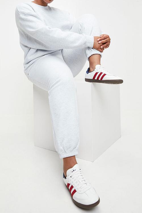 Plus Plush Crew Sweatshirt - Cloudy Grey Marle