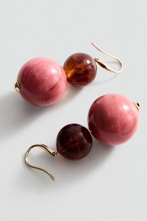 Filo earrings - light pink