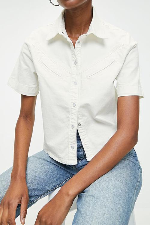 Rinoa Camp Shirt Za Seeded State - natural