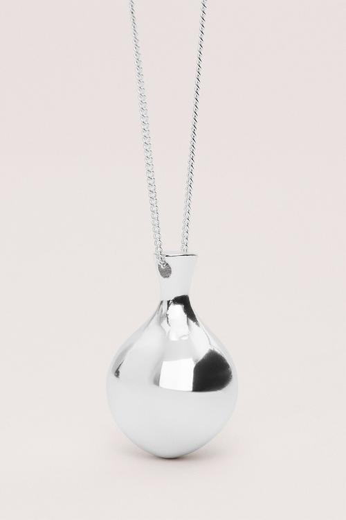 Bold necklace - silver