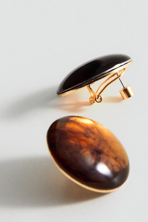 Encarna earrings - brown