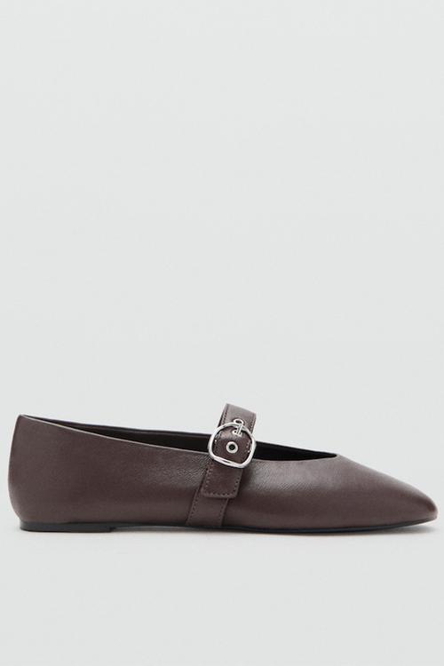Door mary-jane pump - dark brown