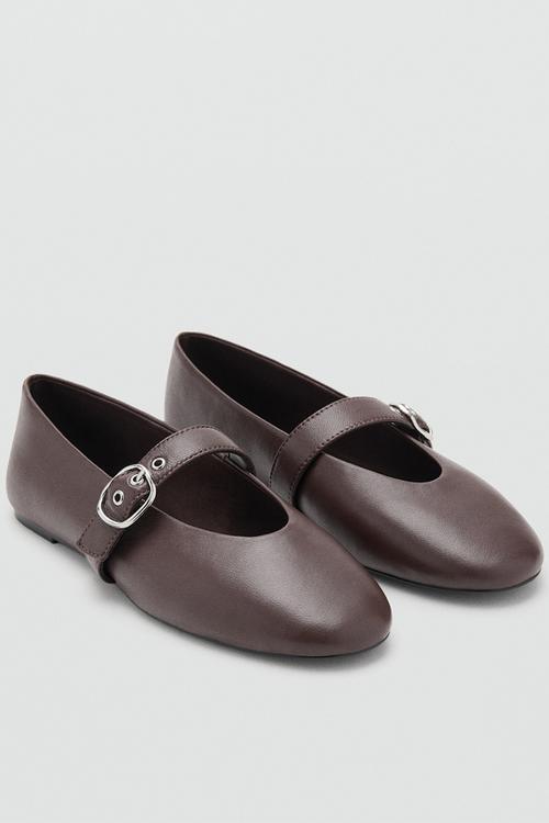 Door mary-jane pump - dark brown