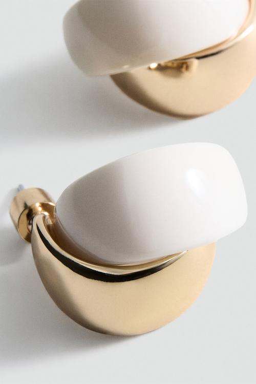 Faith earrings - light beige