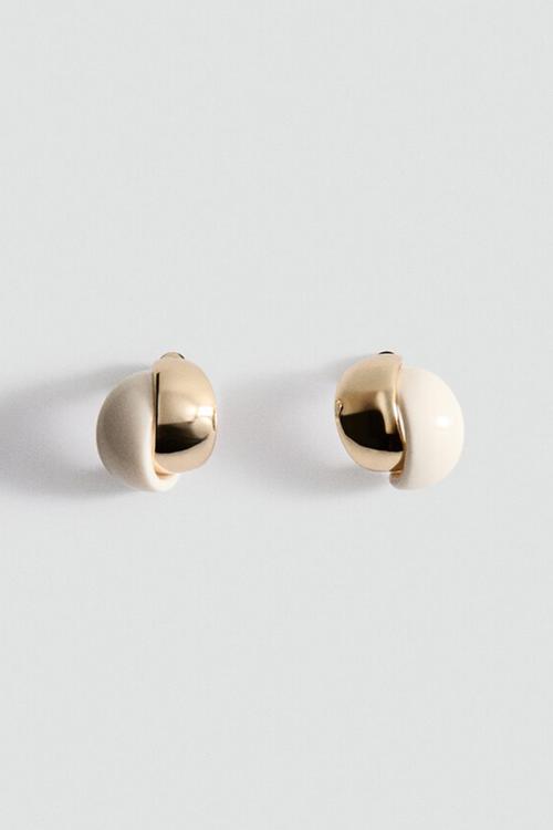 Faith earrings - light beige