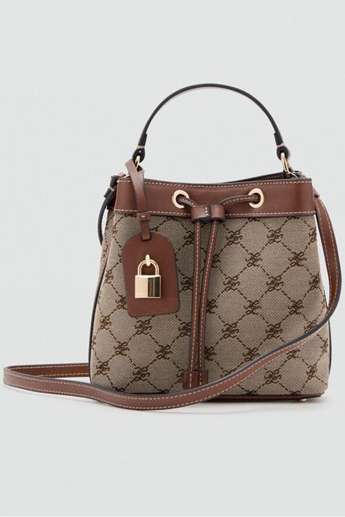 Denizt bucket bag - medium brown