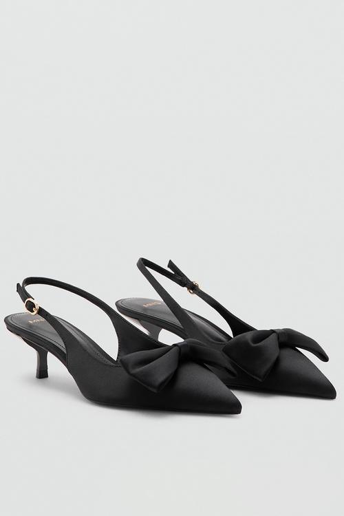 Zalo slingback heel - black