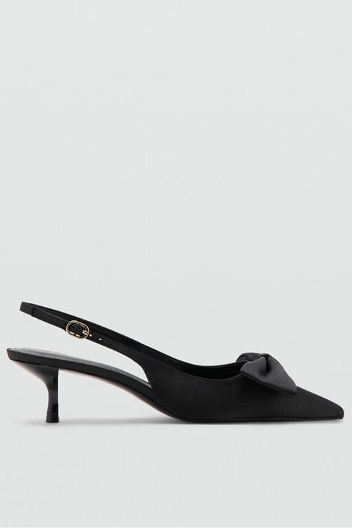 Zalo slingback heel - black