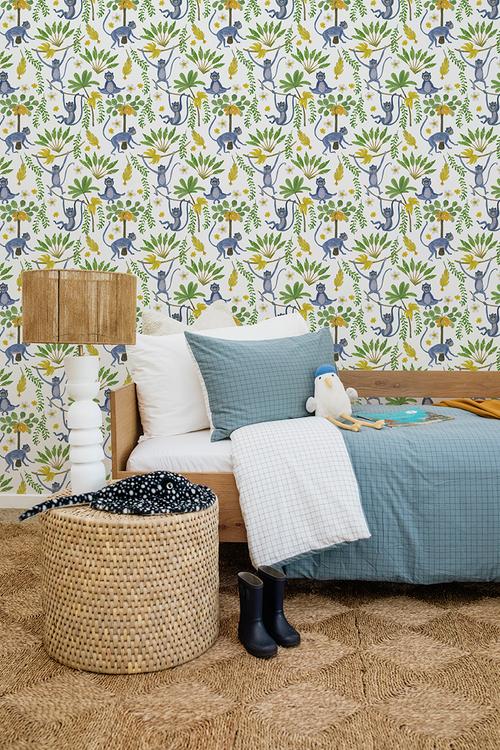 Ocean Washed Cotton Duvet Set - Blue