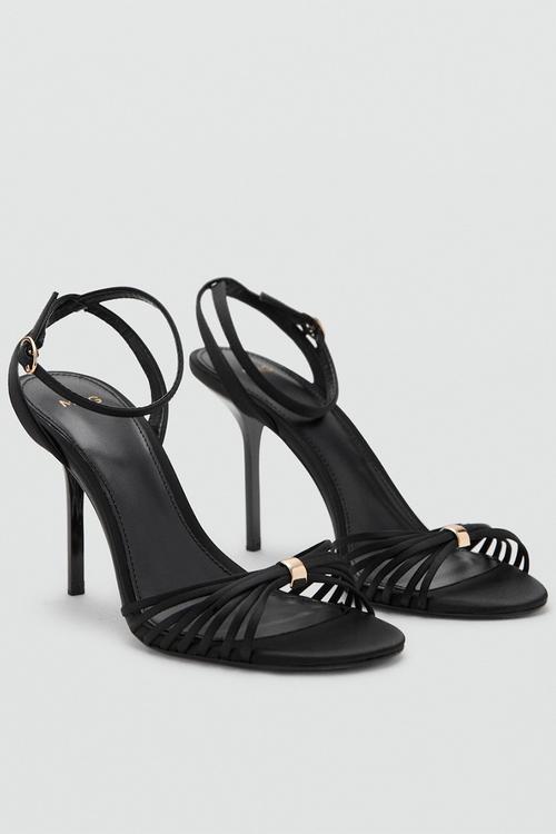 serana 1 ankle strap heel - black