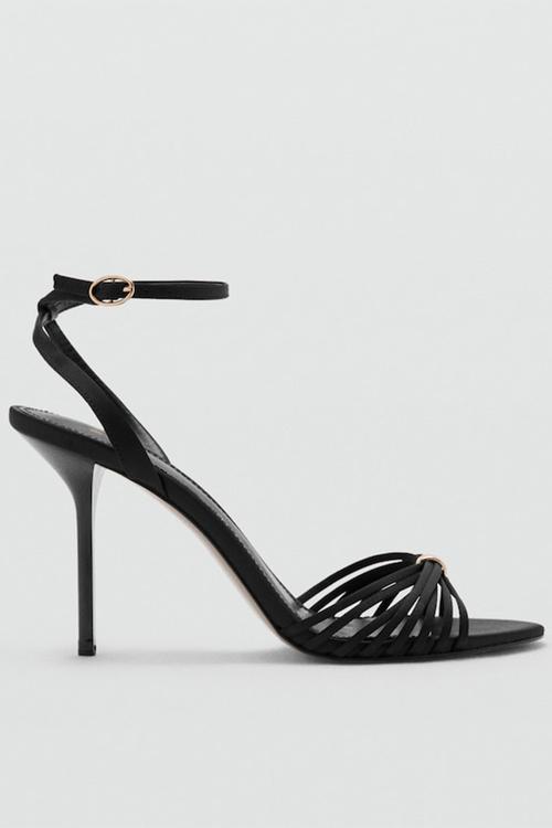 serana 1 ankle strap heel - black